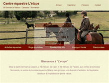 Tablet Screenshot of equi-letape.fr